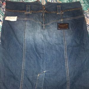 Dolce gabbana denim skirt